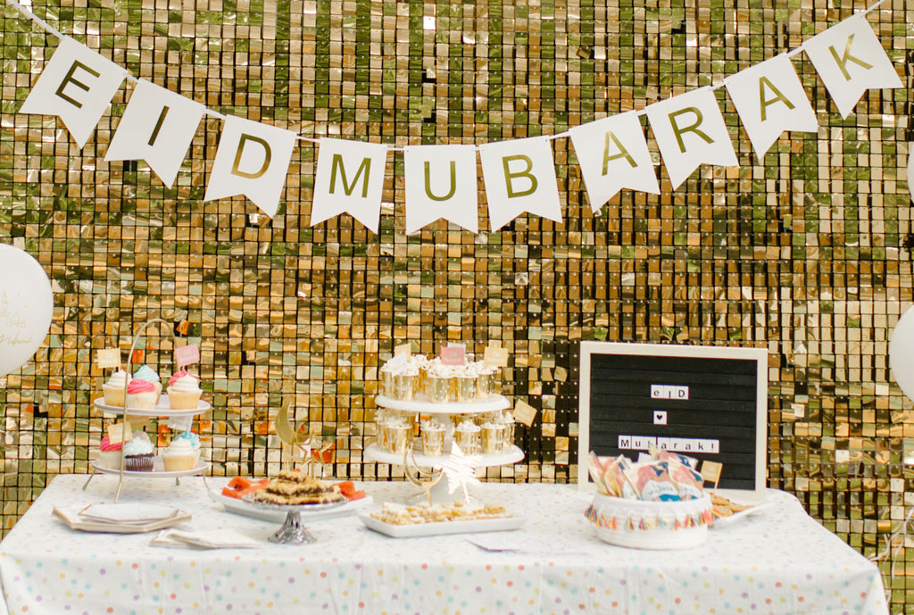 Eid Mubarak Fishtail Banner, Eid, Ramadan, decor, party, Eid gifts and traditions, Islamic holidays, Ramadan fasting, Eid, Ramadan, Party, Decor, Holiday, Celebrate, Trendy, Elevated style, modern, elegant