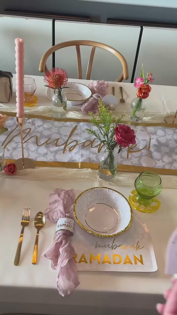 Bismillah insert place holder; Ramadan Iftar Decoration; Eid Dinner Decoration; Bismillah Table Setting; Islamic Table Setting; Muslim Table Setting; Ramadan; Eid Al Fitr; Eid Al Adha 