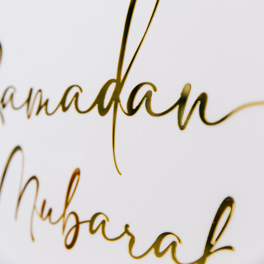 Products Acrylic 'Ramadan Mubarak' Wreath, Door, Decor, Outside, Inside, Holiday,  Eid, Ramadan, decor, party, Eid gifts and traditions, Islamic holidays, Ramadan fasting, Eid, Ramadan, Party, Decor, Holiday, Celebrate