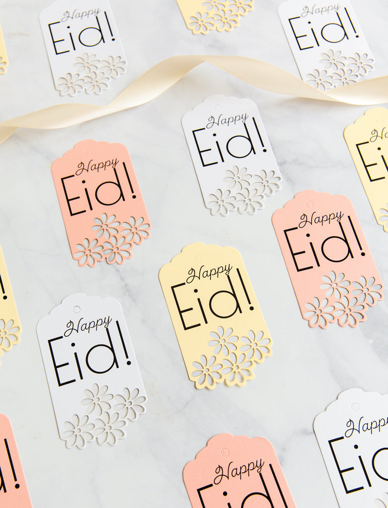 Products Lace 'Happy Eid' Tags, Eid, Ramadan, decor, party, Eid gifts and traditions, Islamic holidays, Ramadan fasting, Eid, Ramadan, Party, Decor, Holiday, Celebrate, Trendy, Elevated style, modern, elegant