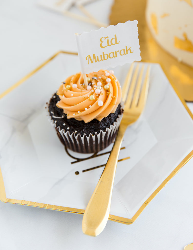 Eid Mubarak Cupcake flag topper (set), Ramadan, Eid, Cakes, Gifts, Food, Flag, Party, Decor